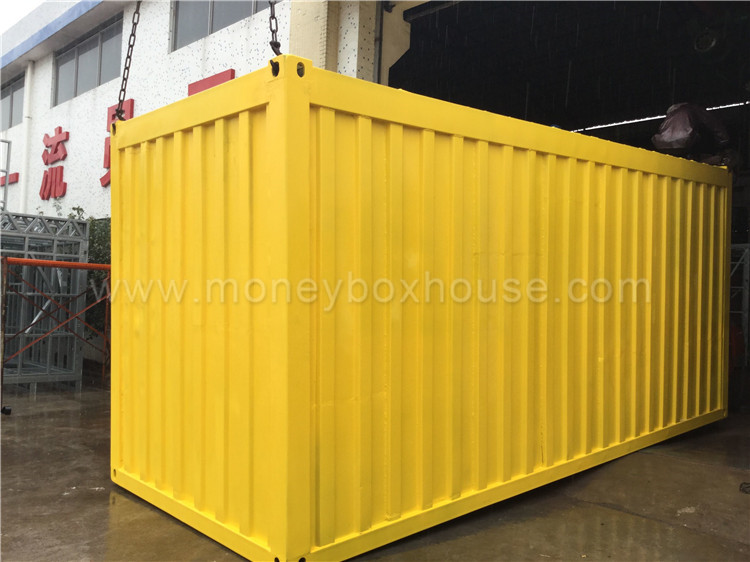 shipping container house reception room