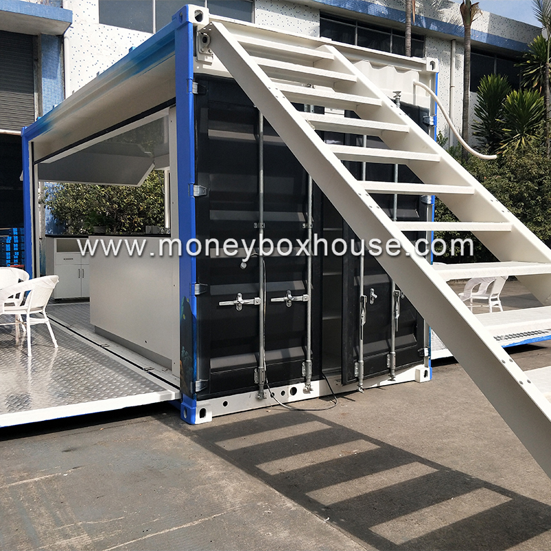 Portable modular mobile shipping container restaurant for sale