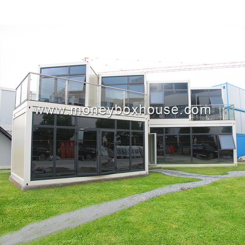 China hot sale modern portable modular prefab luxury flat pack container house