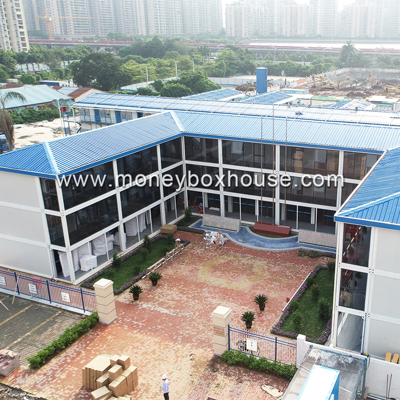 Low cost price detachanble modular prefab construction site container office for sale