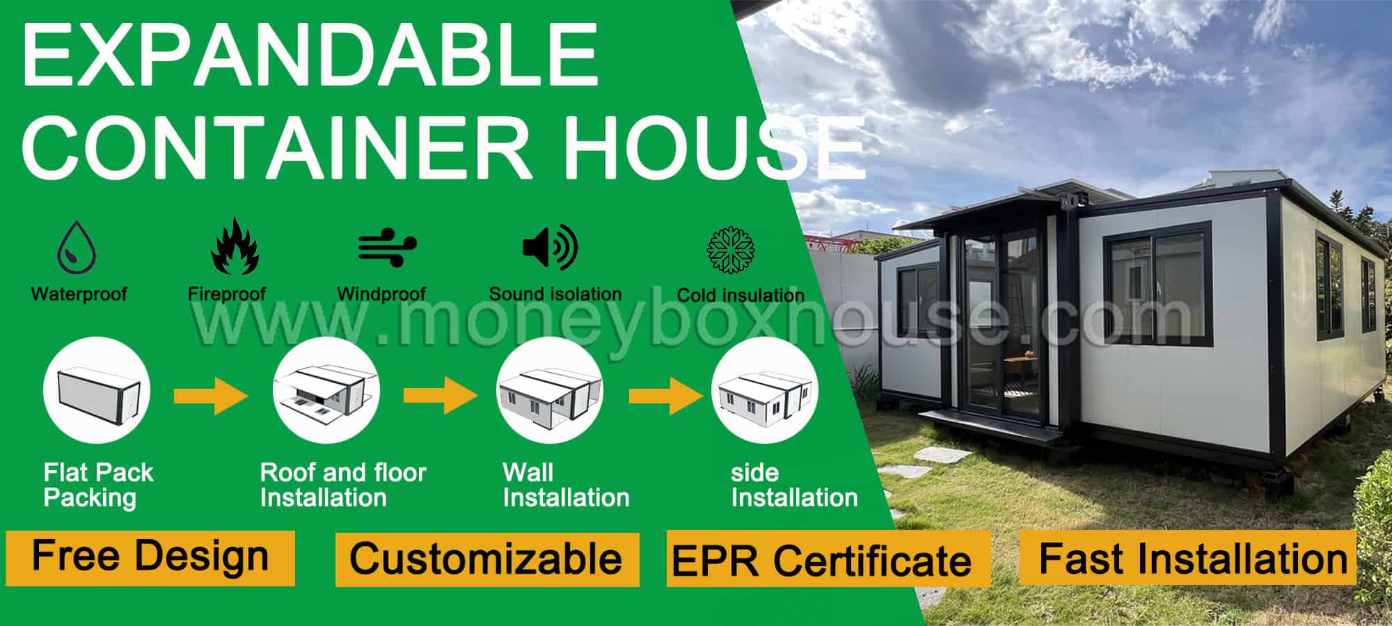 expandable container house​