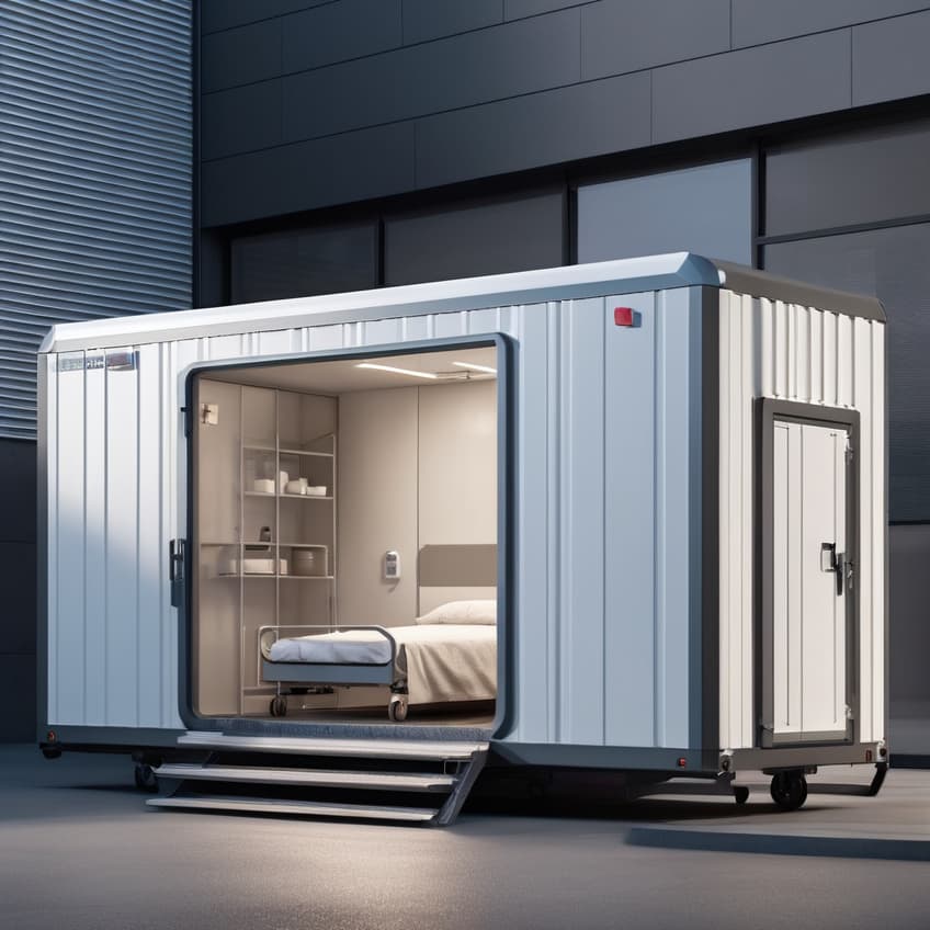 container clinic design