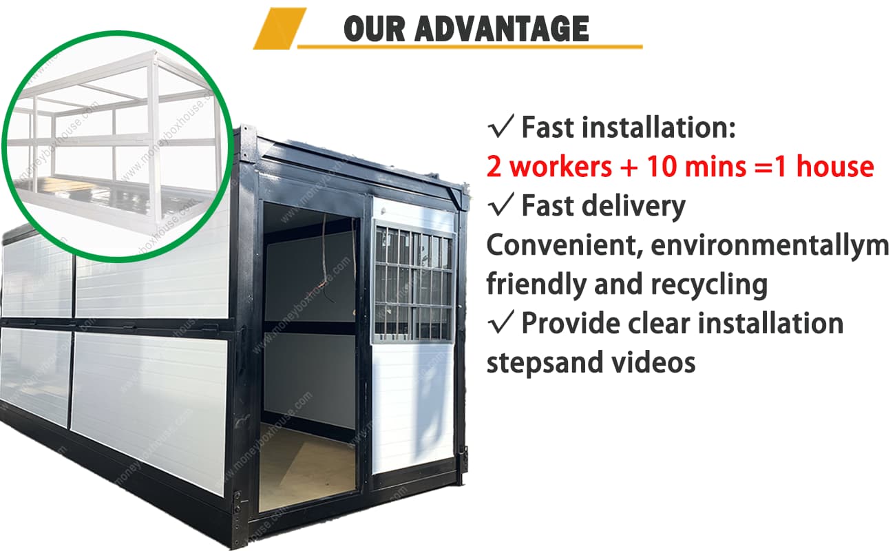 folding portable houses
