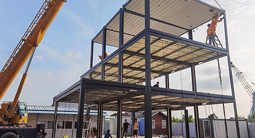 Prefab containers for 3-storeys container offices