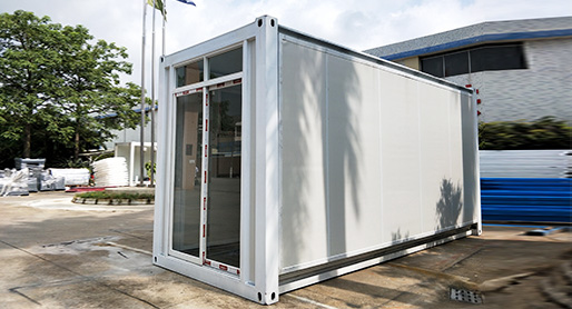2.9 meters height customized expandable container house