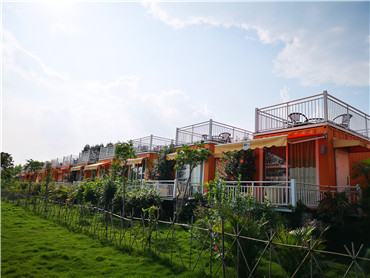 Leisure and tourism vacation container hotel/apartment/dormitory