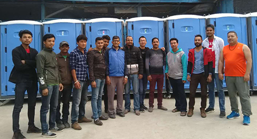 Moneybox HDPE Portable Toilets in Nepal