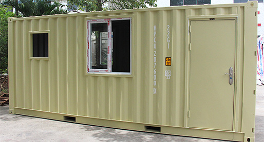 A simple and practical modified shipping container house